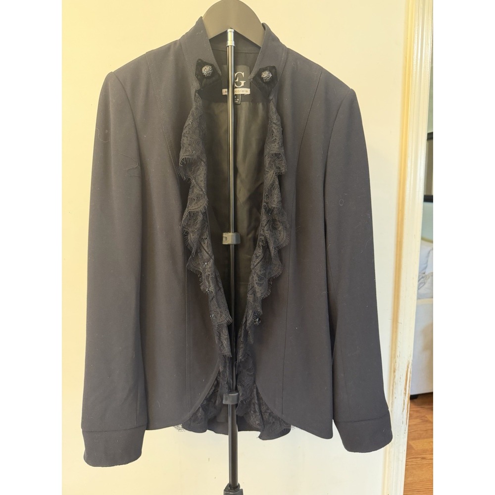 Lena Gabrielle Size 8 Women's Blazer  Button Accents Lined Jacket